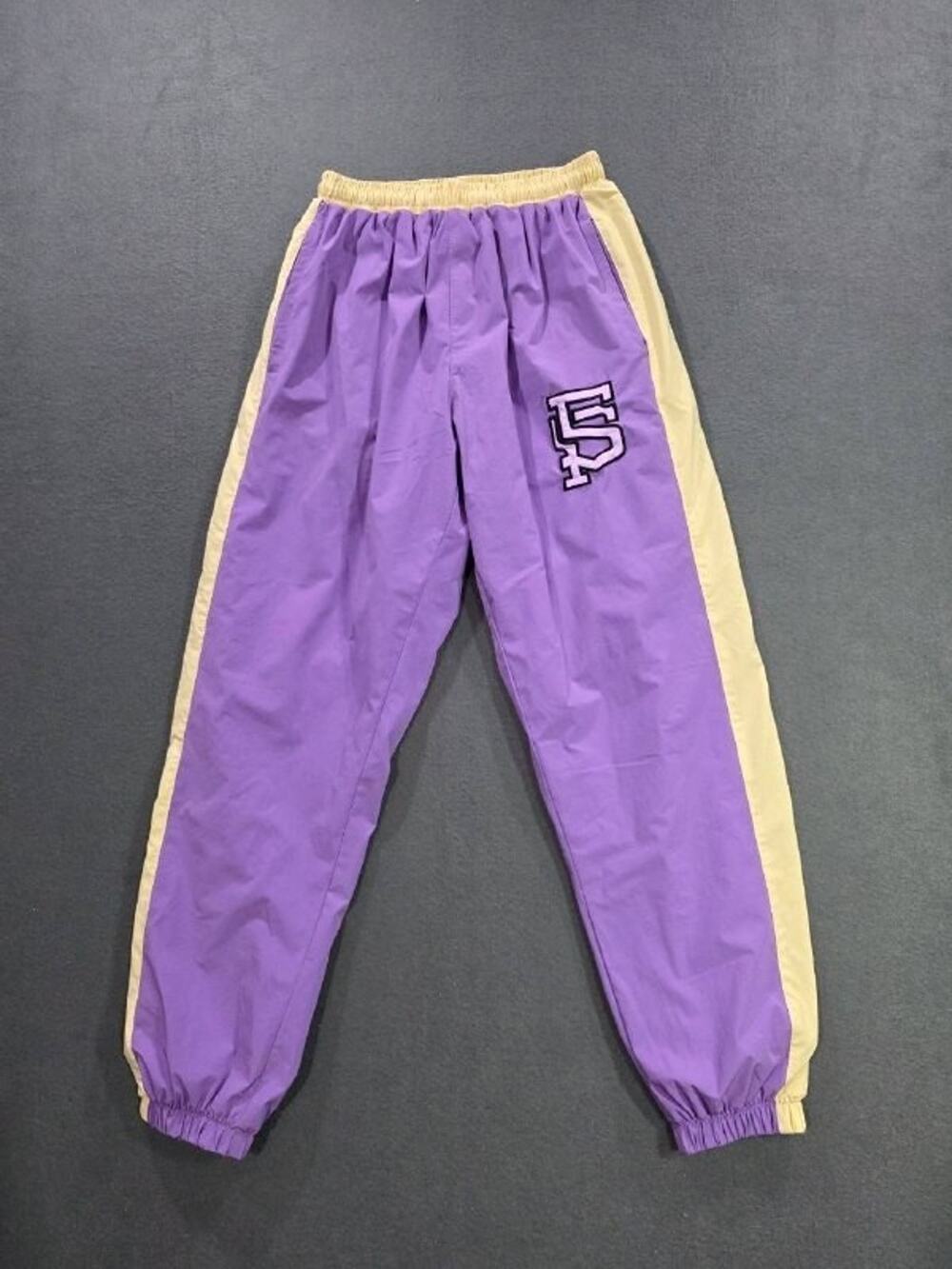 Fruitstand retro pants joggers Y2K preppy Purple Medium A008468